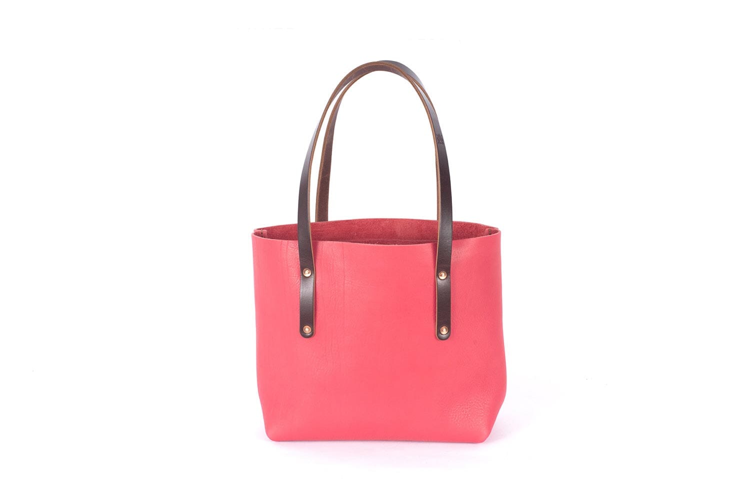 AVERY LEATHER TOTE BAG - MEDIUM - PINK