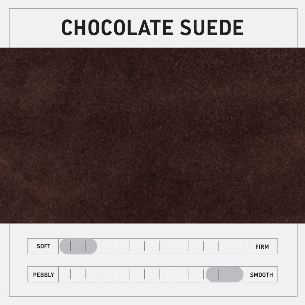 RENNIE LEATHER SHOULDER BAG - CHOCOLATE SUEDE