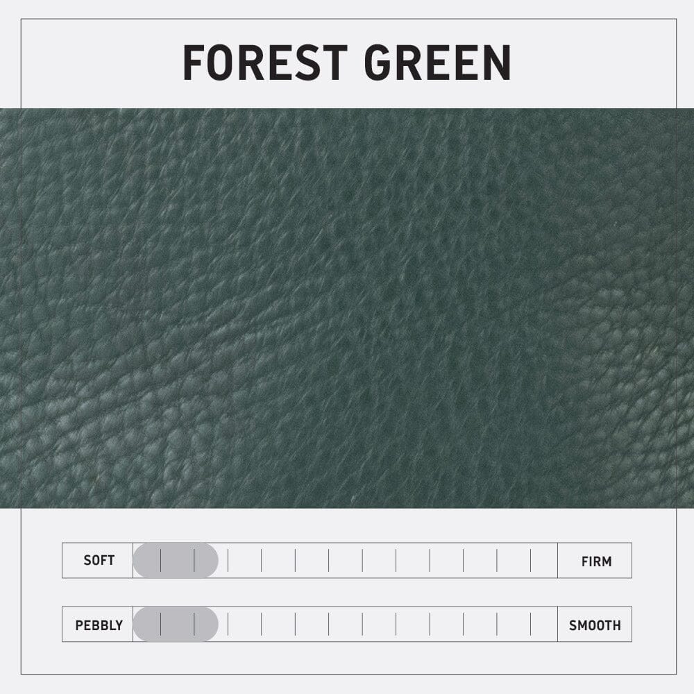 CELESTE LEATHER HOBO BAG - FOREST GREEN