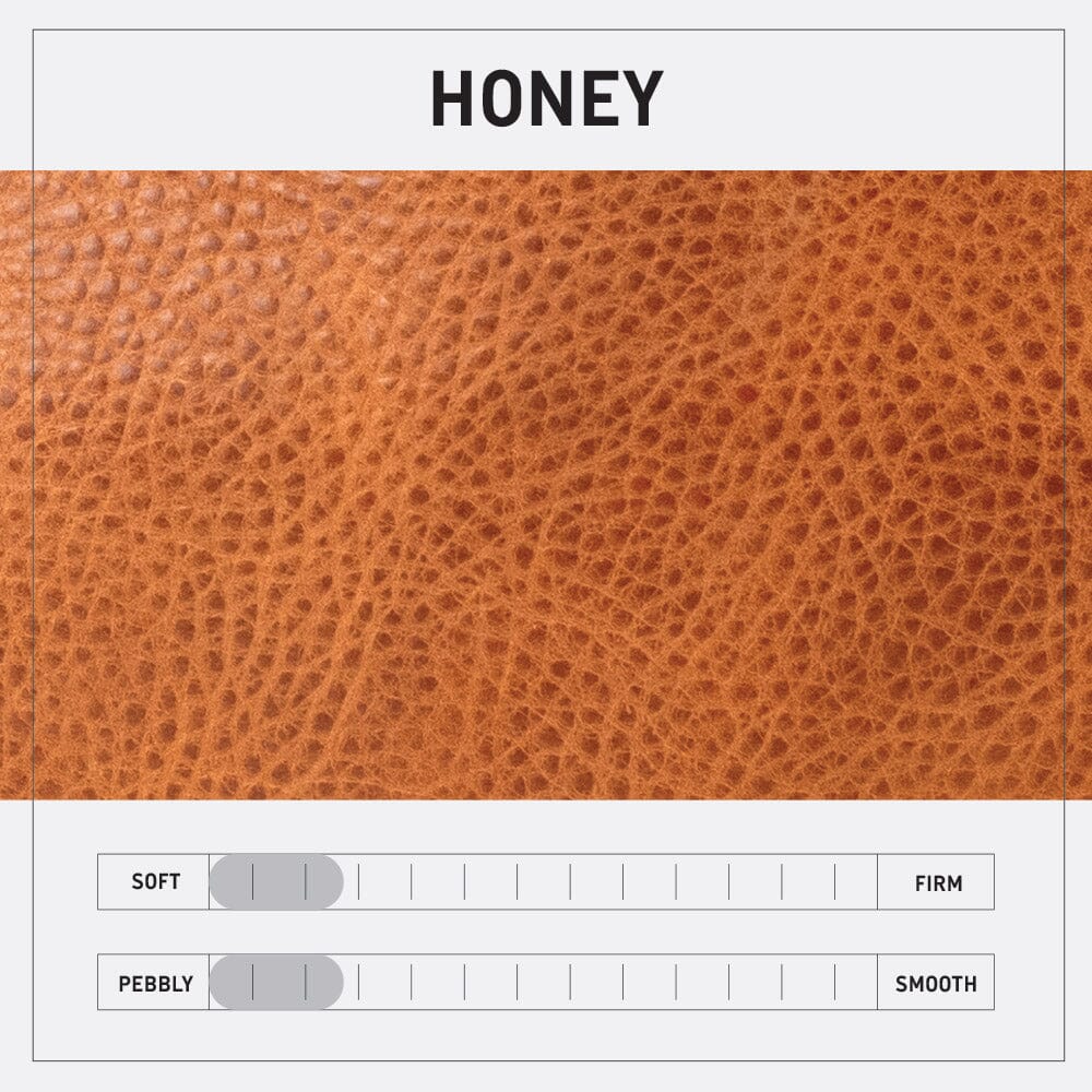 HOFFMAN LEATHER CROSSBODY BAG - MINI - HONEY