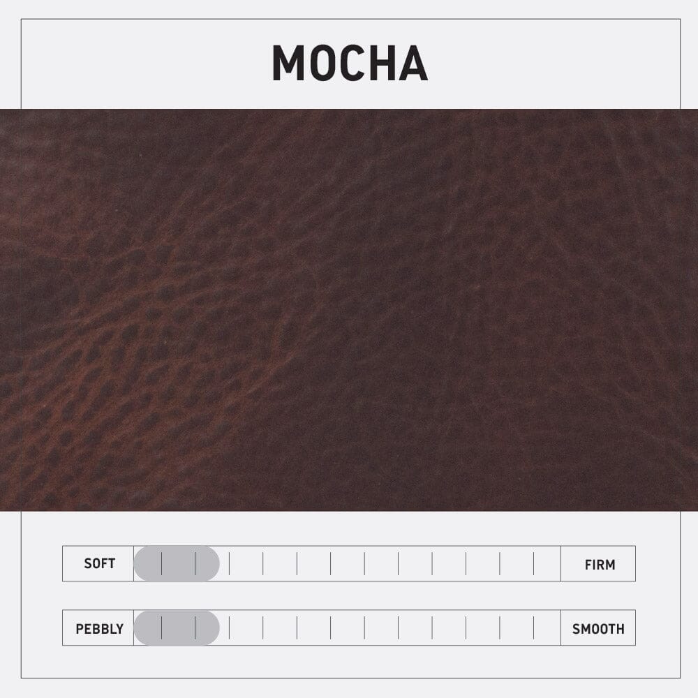 CLASSIC ZIPPERED LEATHER BACKPACK - MEDIUM - MOCHA - IN STOCK