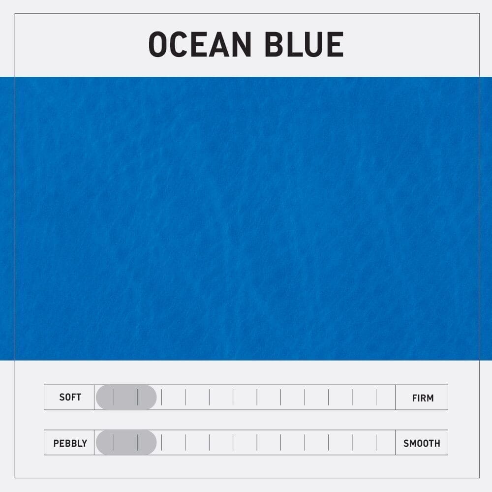 LEATHER FANNY PACK / LEATHER WAIST BAG - OCEAN BLUE