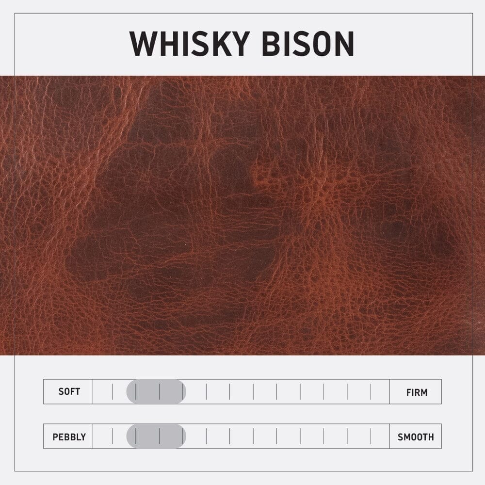 SARAH LEATHER CROSSBODY - WHISKY BISON