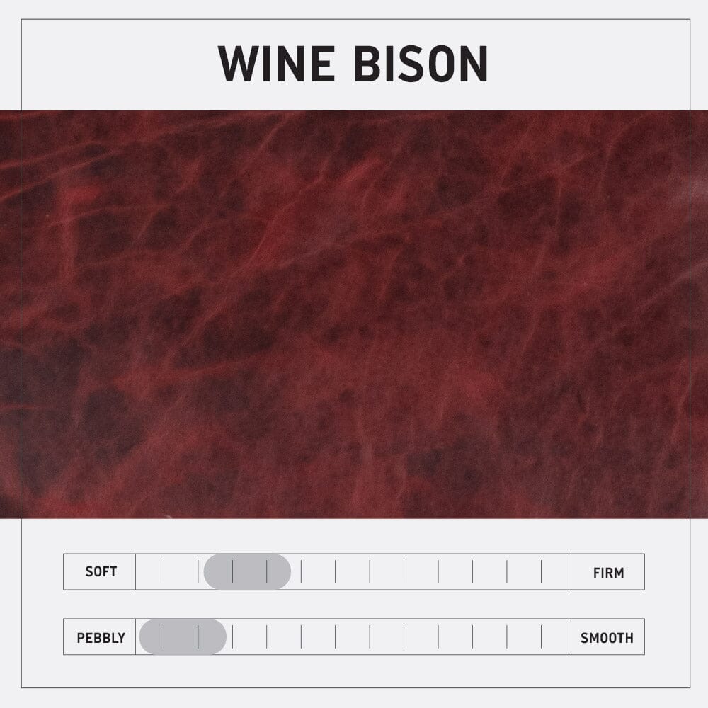 RENNIE LEATHER SHOULDER BAG - WINE BISON - IN STOCK