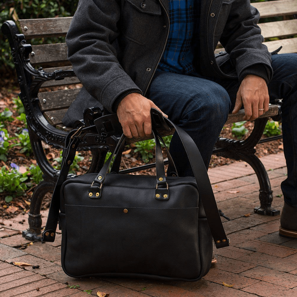 HARRIS LEATHER BRIEFCASE