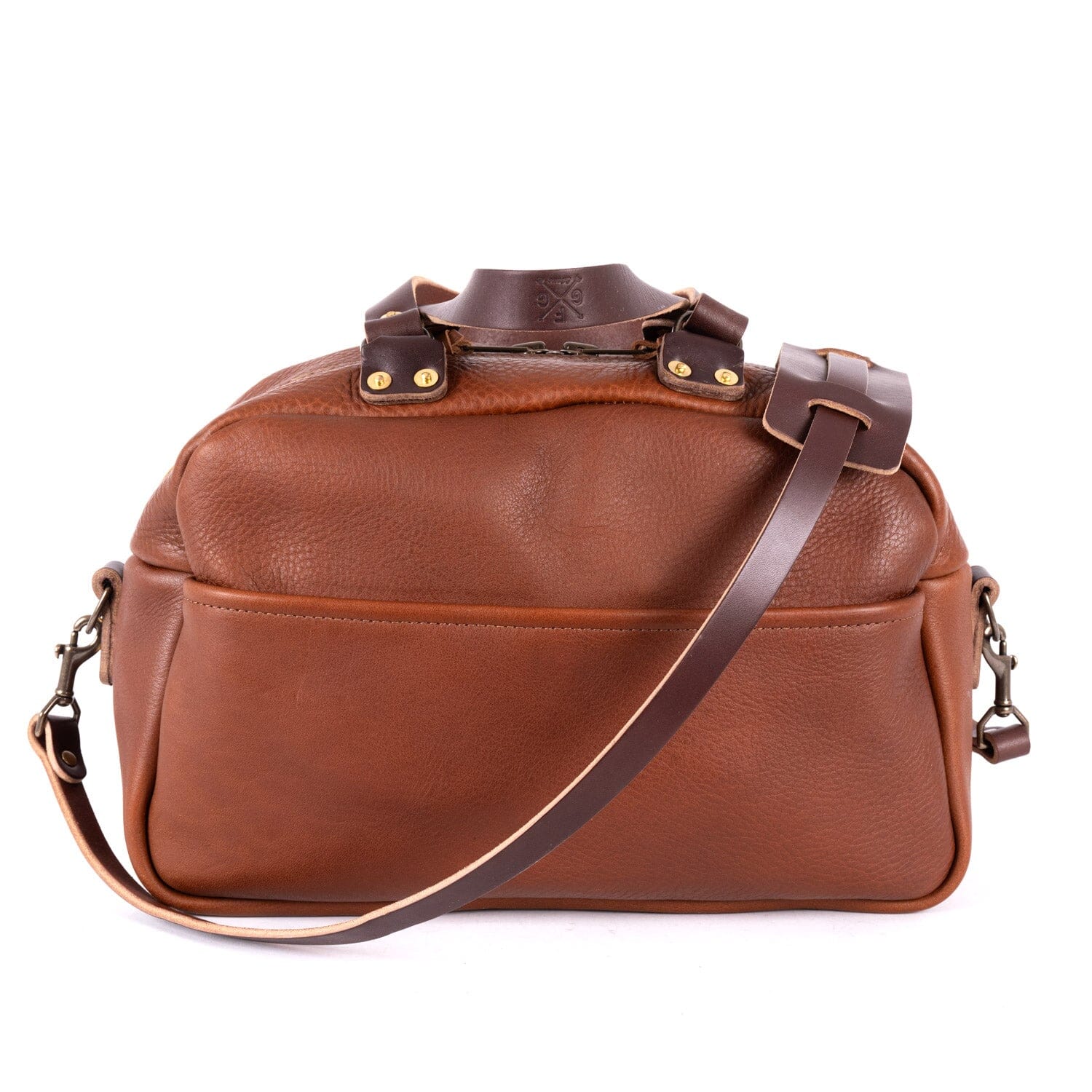 Go Forth Goods Hoffman Leather Crossbody Bag - Extra Large