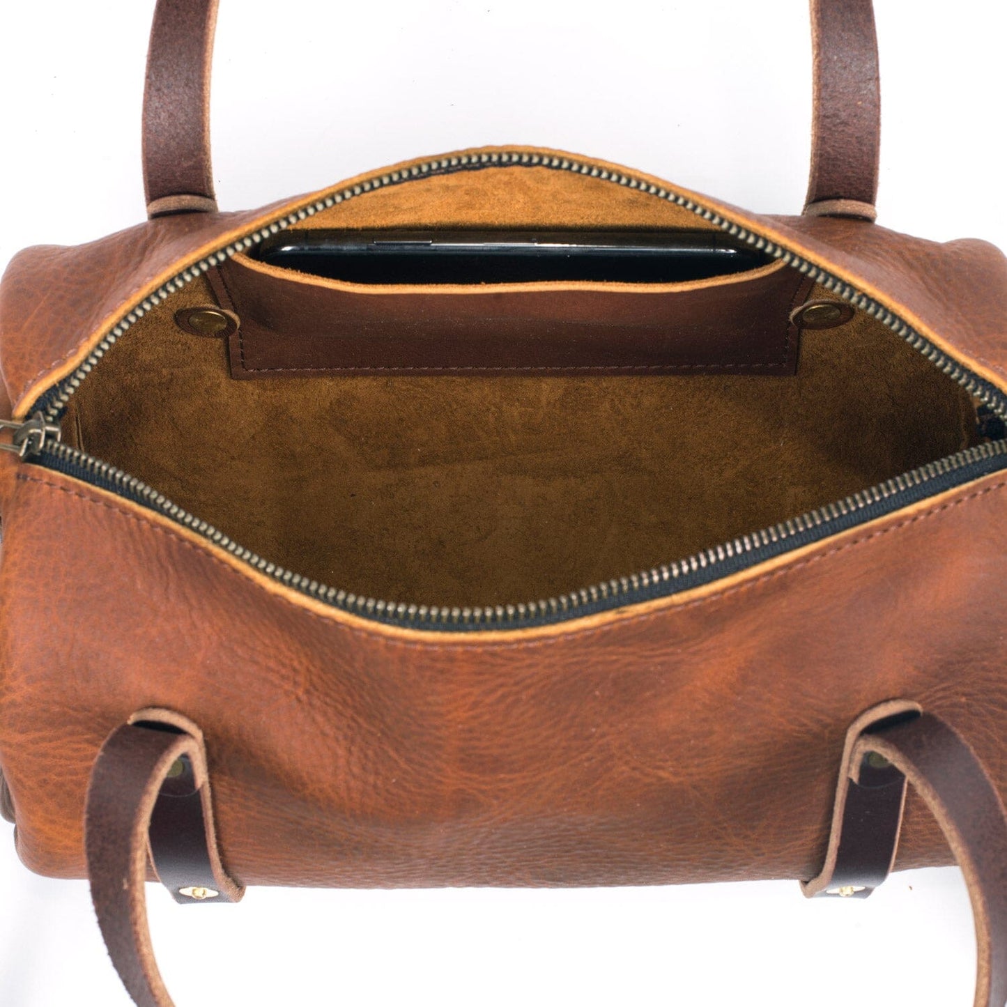 JANE LEATHER CROSSBODY - SMALL - HONEY