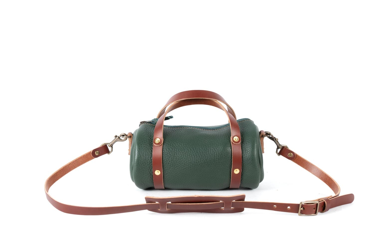 JANE LEATHER CROSSBODY - SMALL - FOREST GREEN