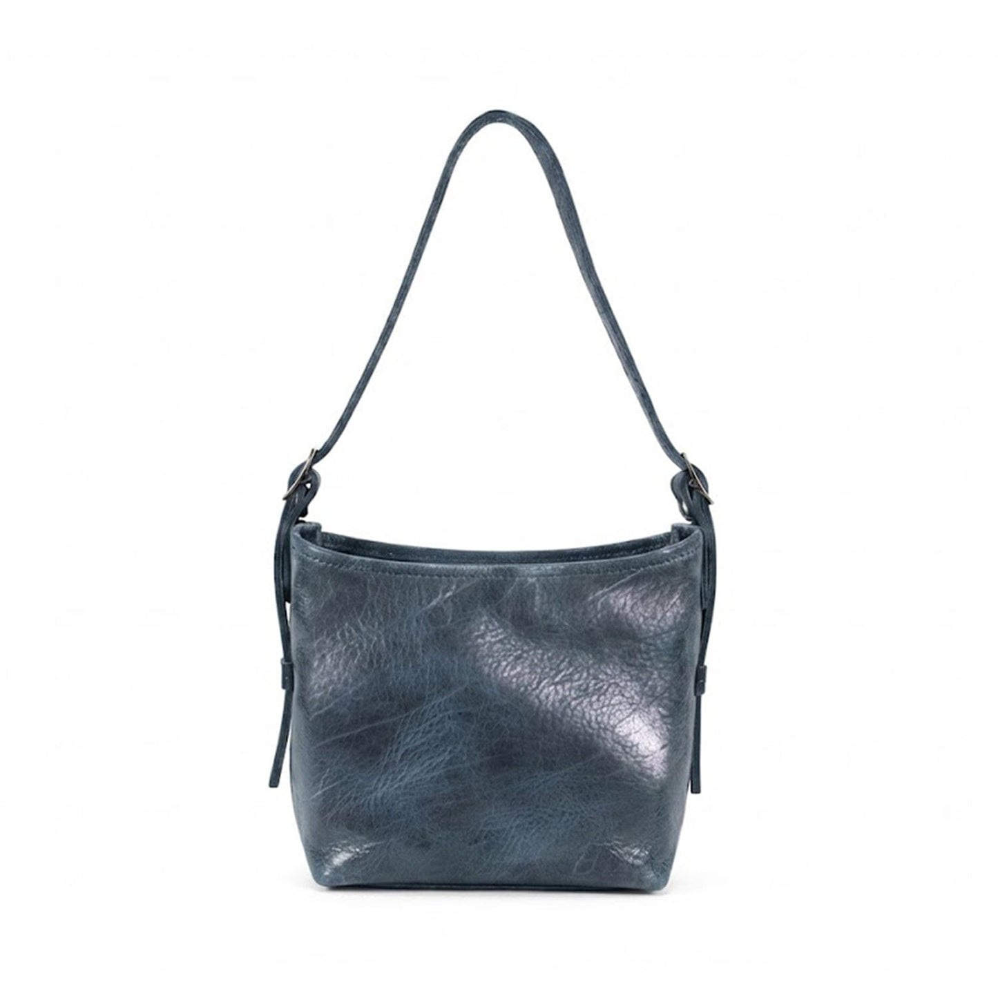 JULIANNE LEATHER HOBO BAG - SMALL