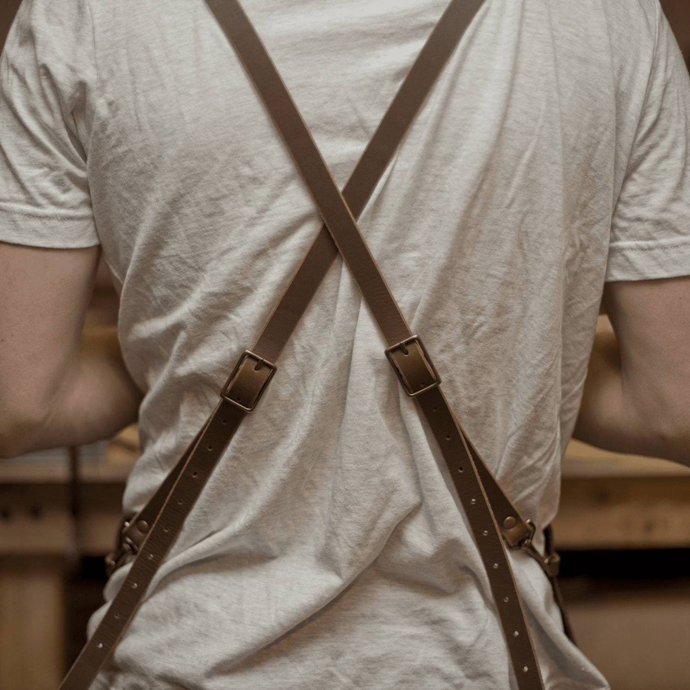 LEATHER WORK APRON