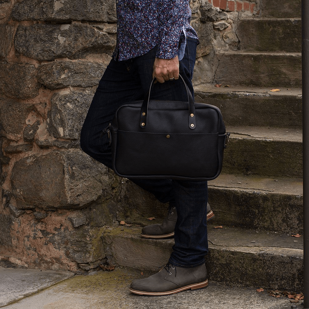 MARTIN THIN LEATHER BRIEFCASE