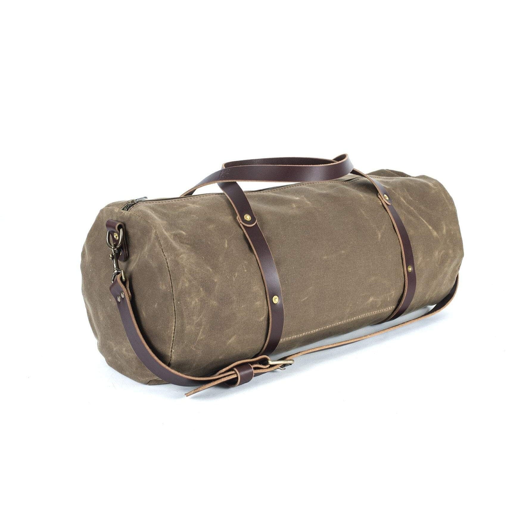 Waxed Canvas Duffle Bag | The William Duffle Waxed Canvas Bag – Go