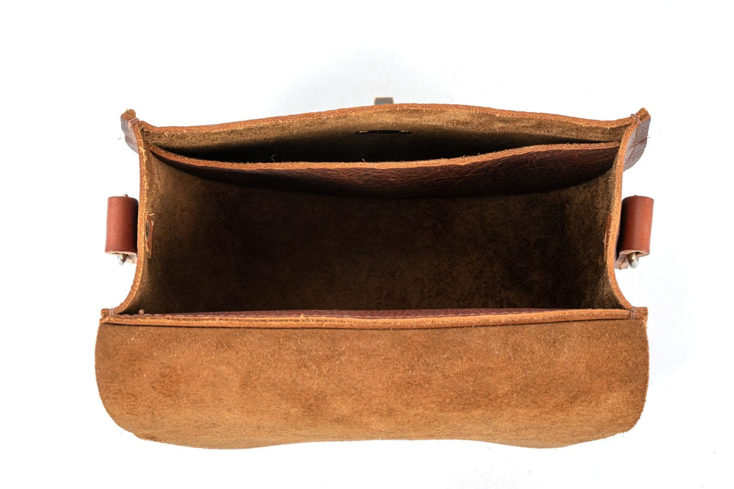 VIVIAN SATCHEL LEATHER CROSSBODY DELUXE - PEANUT BISON