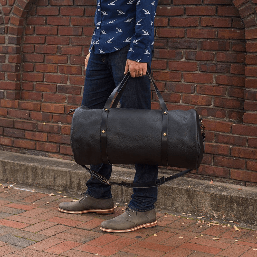 WILLIAM LEATHER DUFFLE BAG