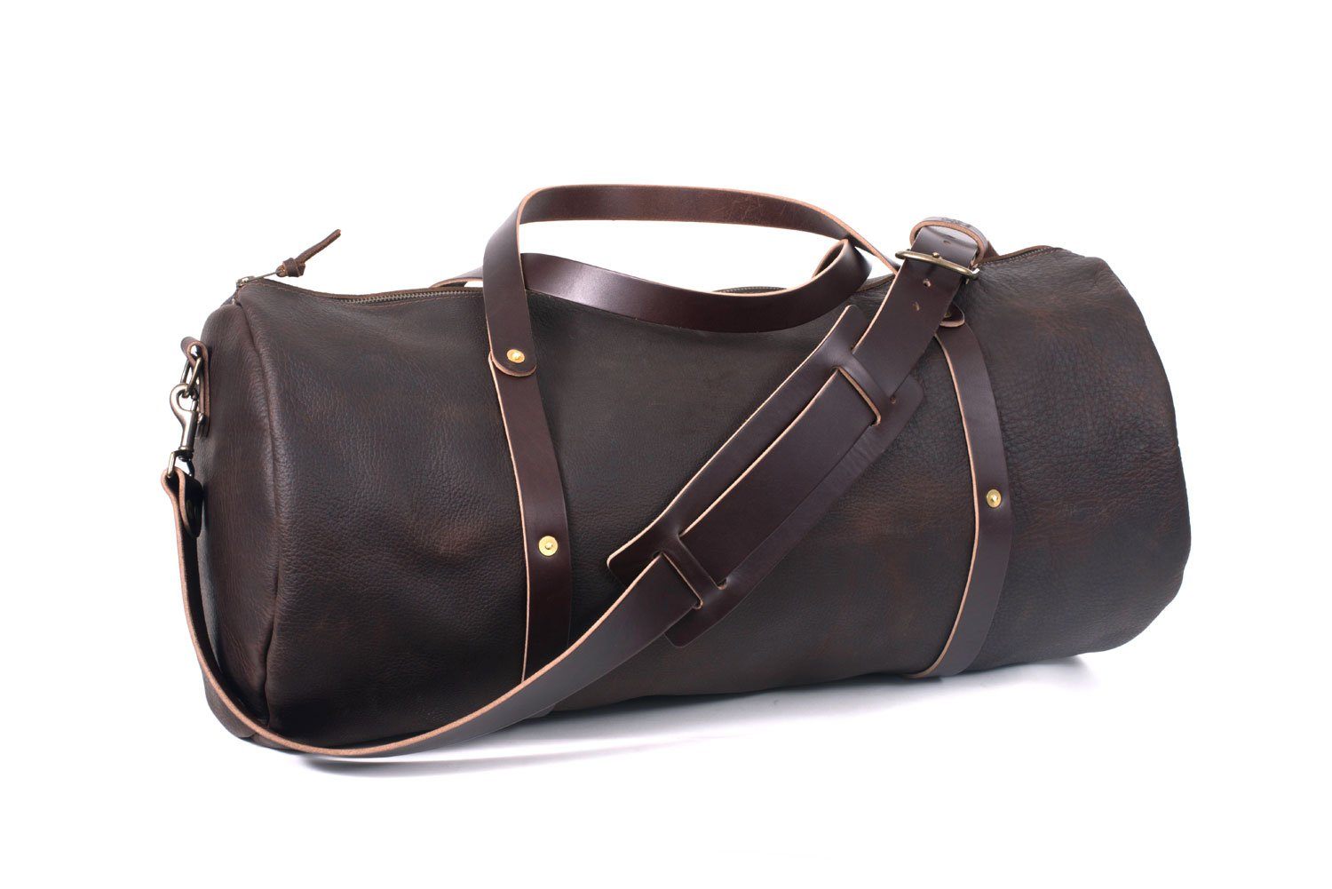WILLIAM LEATHER DUFFLE BAG (READY TO SHIP)