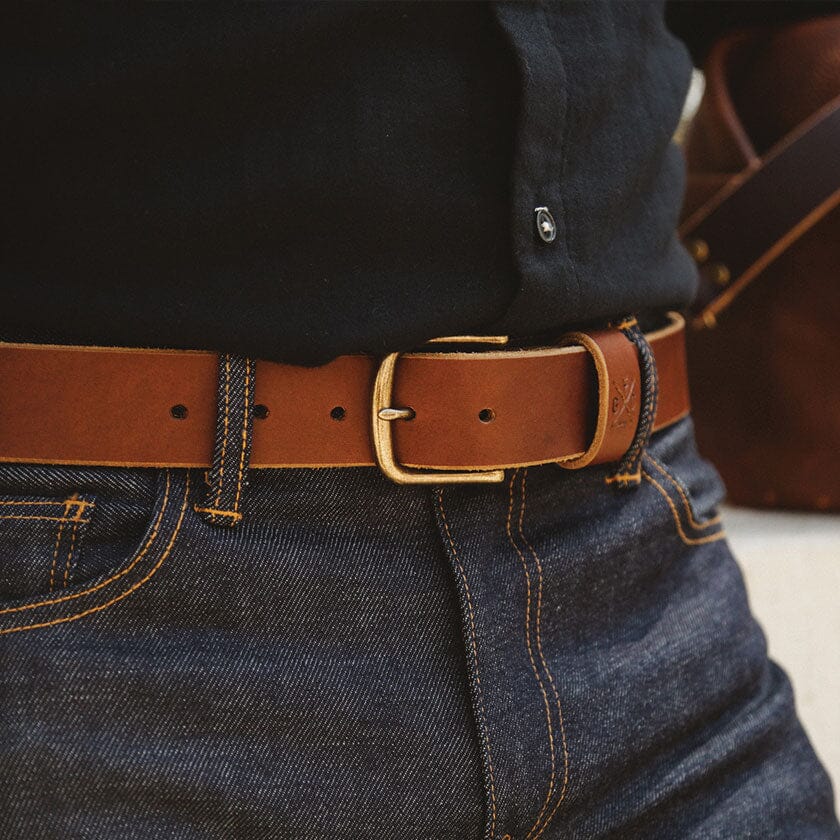 LEATHER BELTS AND KEY FOBS
