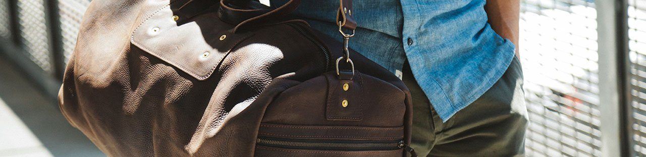 LEATHER DUFFLE BAGS