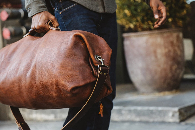 LEATHER DUFFLE BAGS