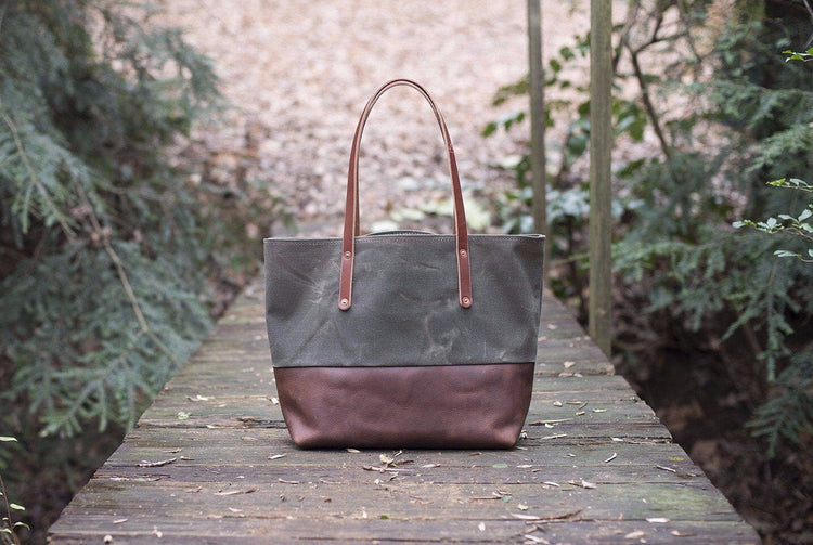 Avery Tote Waxed Canvas
