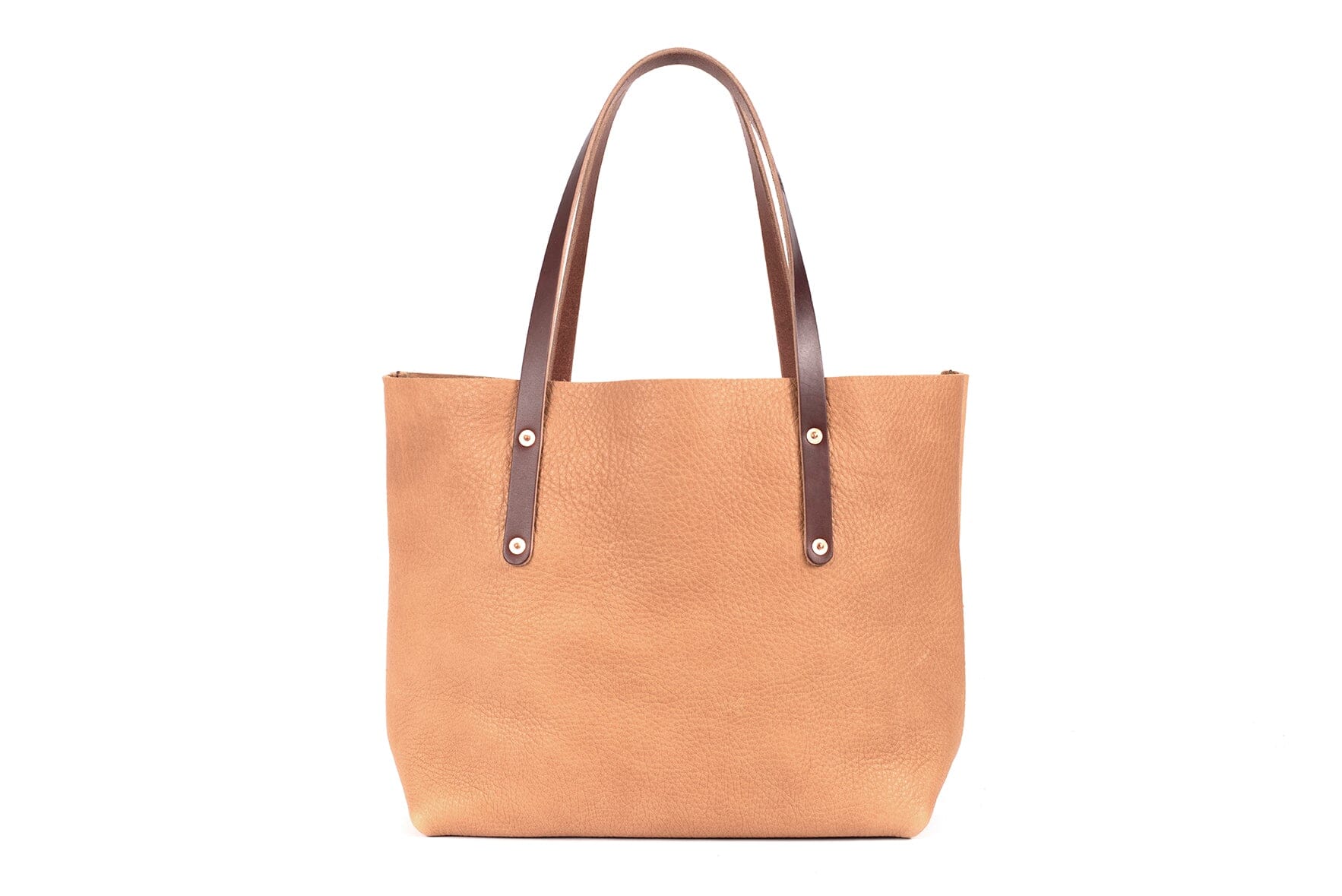 AVERY LEATHER TOTE BAG - LARGE - TAN