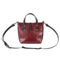 AVERY LEATHER TOTE BAG - MINI CROSSBODY - OXBLOOD