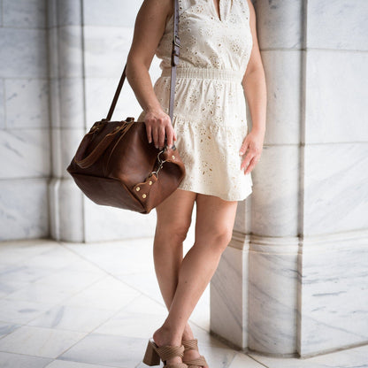 ELEANOR LEATHER HANDBAG