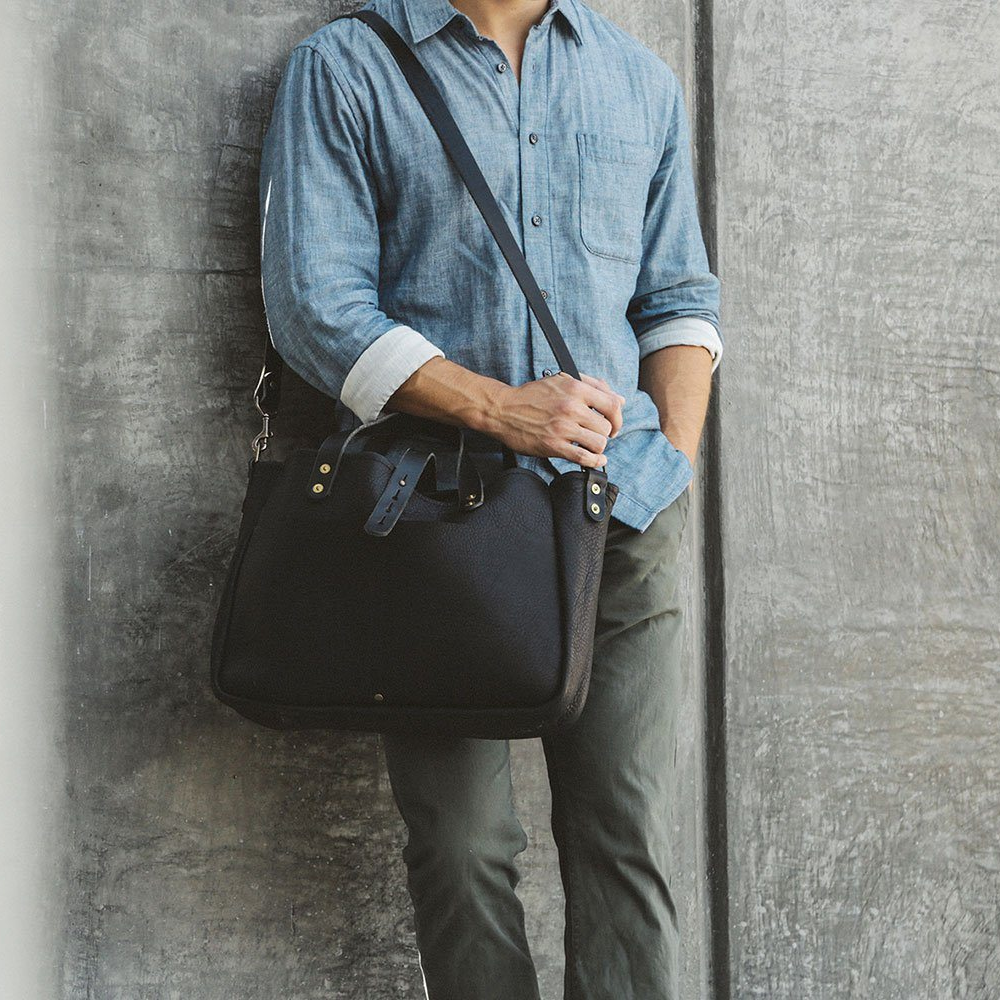 BUCHANAN LEATHER TOTE BAG AND BRIEFCASE