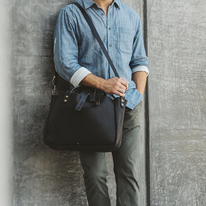 BUCHANAN LEATHER TOTE BAG AND BRIEFCASE