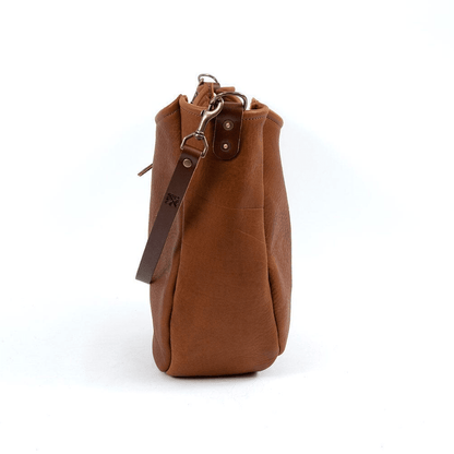 CELESTE LEATHER HOBO BAG - LARGE - SMOKEY BLUE