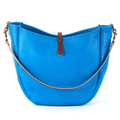 CELESTE LEATHER HOBO BAG - LARGE - OCEAN BLUE
