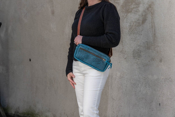 LEATHER FANNY PACK / LEATHER WAIST BAG - DELUXE