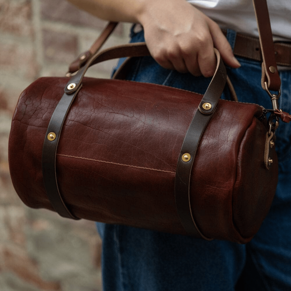 JANE LEATHER CROSSBODY - REDWOOD BISON