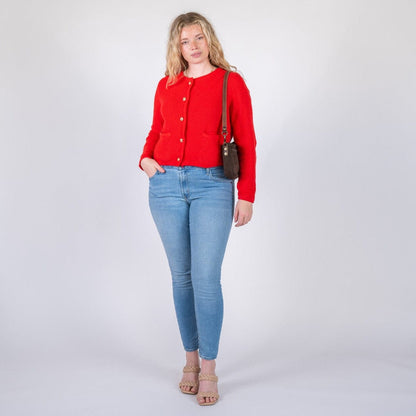 RENNIE LEATHER SHOULDER BAG - CHOCOLATE SUEDE