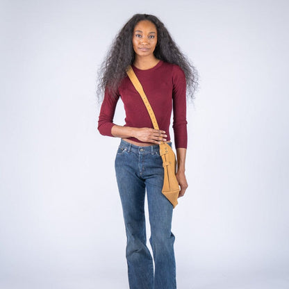 JULIANNE LEATHER HOBO BAG - SMALL