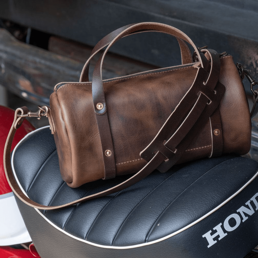 JANE LEATHER CROSSBODY - RUSTIC PECAN