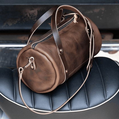 JANE LEATHER CROSSBODY - RUSTIC PECAN