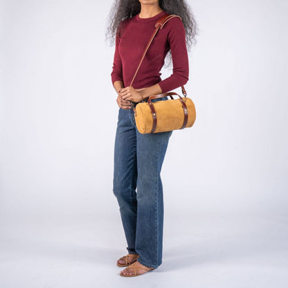 JANE LEATHER CROSSBODY - DESERT SUEDE