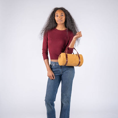 JANE LEATHER CROSSBODY - DESERT SUEDE