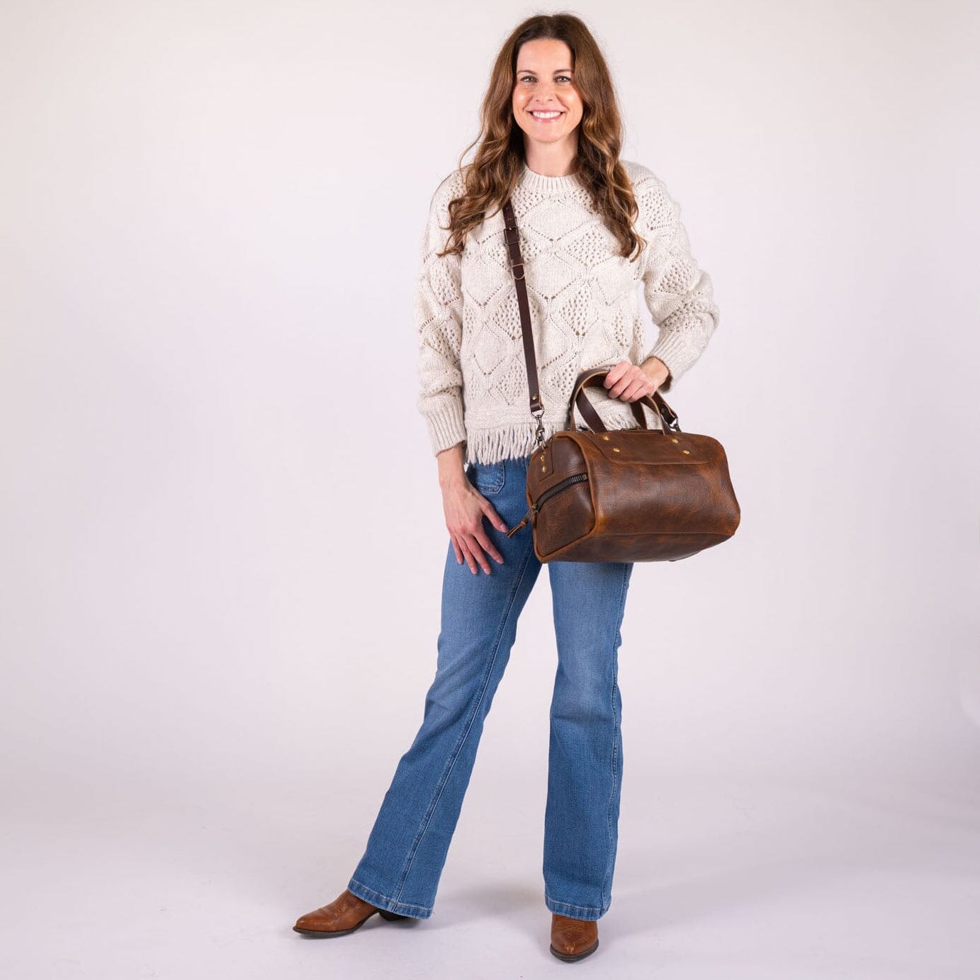 FLORENCE LEATHER CROSSBODY BAG