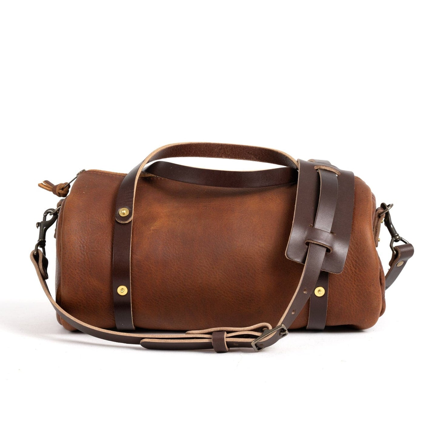 JANE LEATHER CROSSBODY - LARGE - SADDLE - IN STOCK