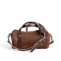JANE LEATHER CROSSBODY - SMALL - SADDLE - COPPER RIVETS - IN STOCK