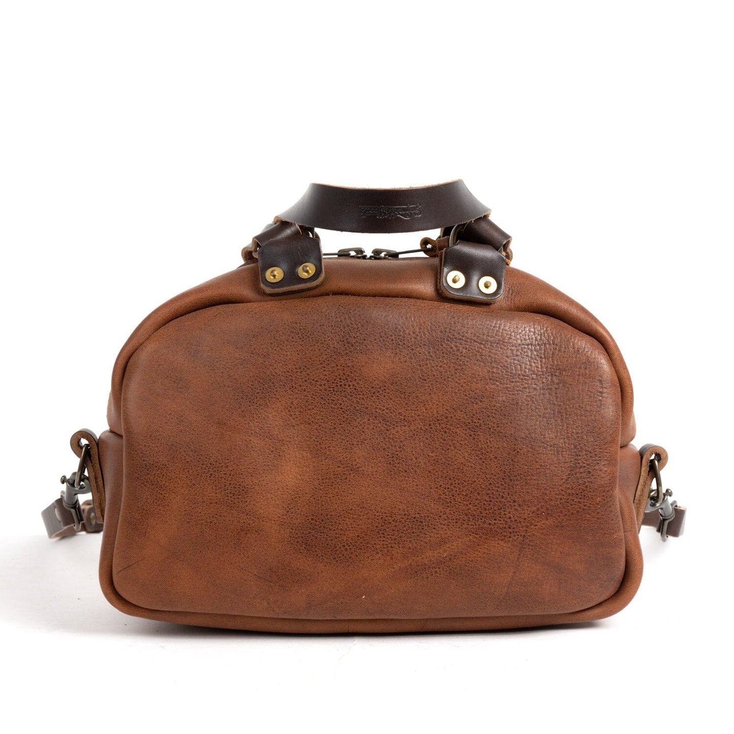 HOFFMAN LEATHER CROSSBODY BAG - SADDLE - IN STOCK