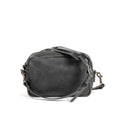 SARAH LEATHER CROSSBODY - RAVEN - IN STOCK