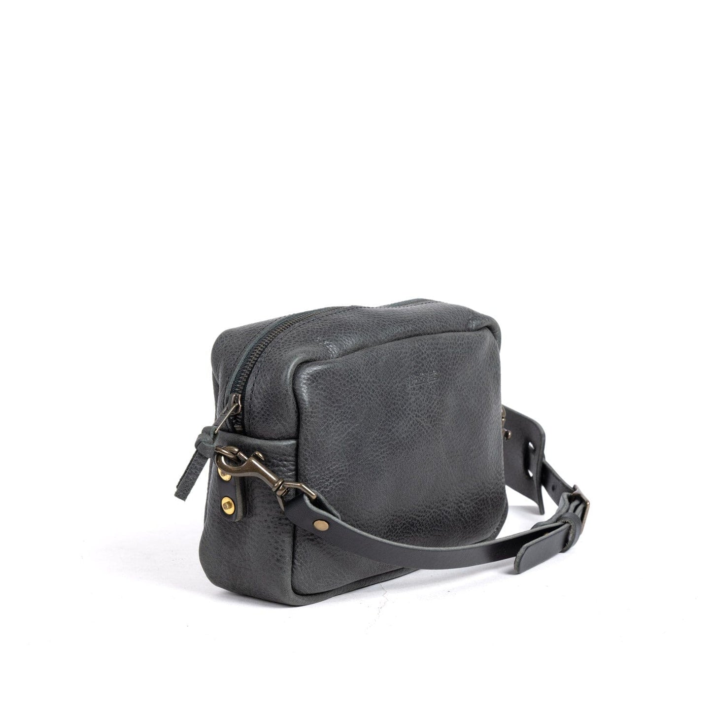 SARAH LEATHER CROSSBODY - RAVEN - IN STOCK