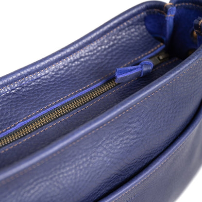 RENNIE LEATHER SHOULDER BAG - MEDIUM - VIOLET - IN STOCK