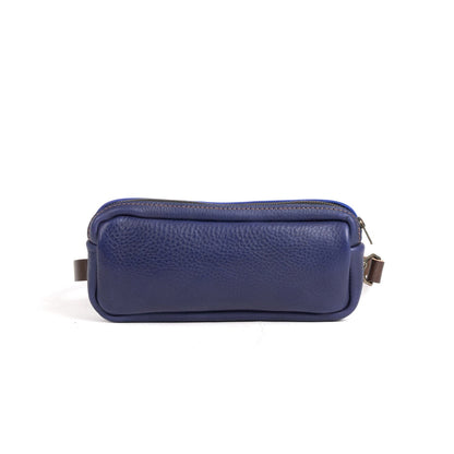 LEATHER FANNY PACK - VIOLET - TOP ZIPPER - IN STOCK