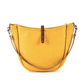CELESTE LEATHER HOBO BAG - MEDIUM - GOLDEN SUN