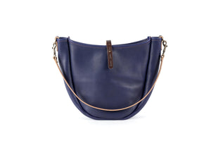 Celeste Leather Hobo Bag - Medium - Violet