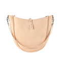 CELESTE LEATHER HOBO BAG - MEDIUM - NATURAL VEG TAN