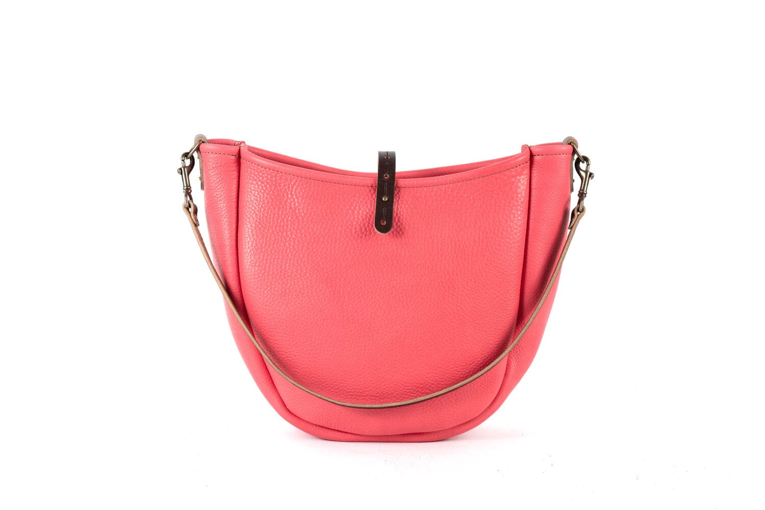 Celeste Leather Hobo Bag - Medium - Pink